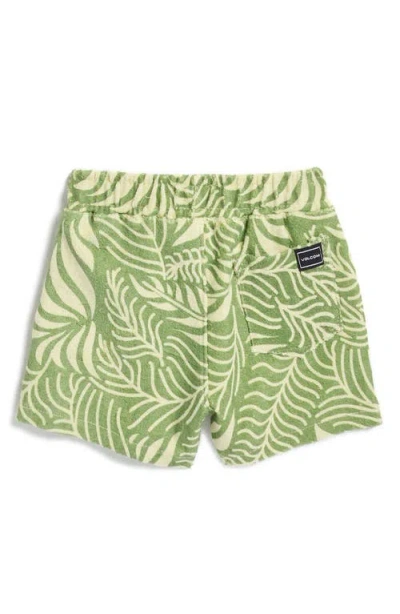 Volcom Terrycloth Short Set In Green