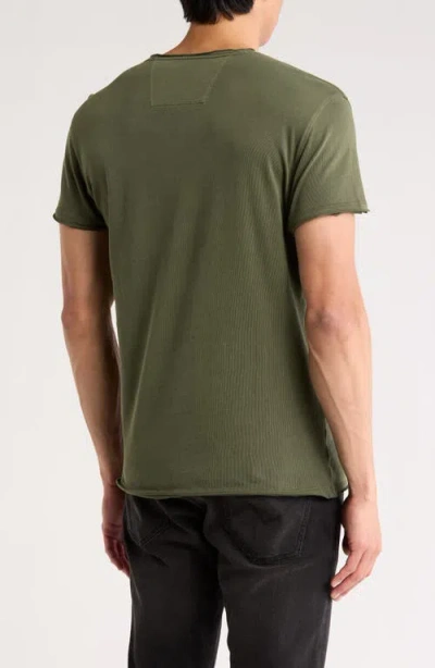 John Varvatos Snake Skeleton Organic Cotton Graphic T-shirt In Tarp Green