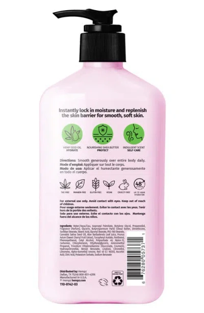 Hempz Dark Red Cherries Body Moisturizer In No Color