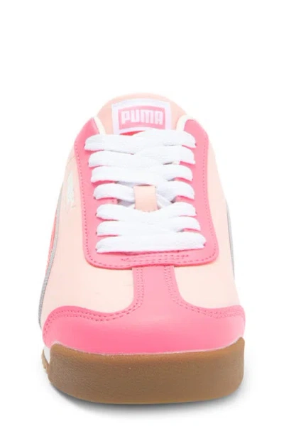 Puma Kids' Roma 24 Standard Jr Sneaker In Pink