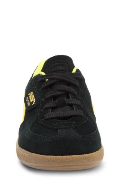 Puma Kids' Palermo Sneaker In  Black-lemon Sherbert