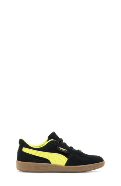 Puma Kids' Palermo Sneaker In  Black-lemon Sherbert