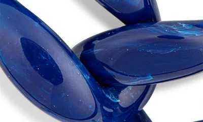 Kenneth Jay Lane Gradient Lapis Link Necklace In Lapis