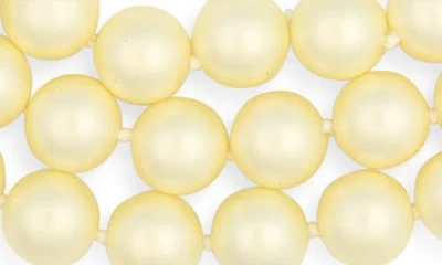 Kenneth Jay Lane 12mm Faux Pearl Necklace In Pearl