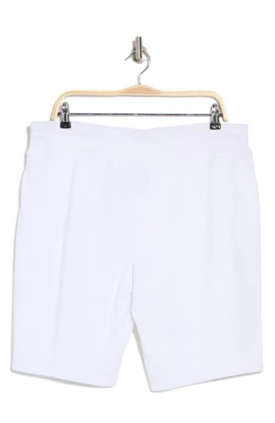 Dkny Bermuda Drawstring Shorts In White