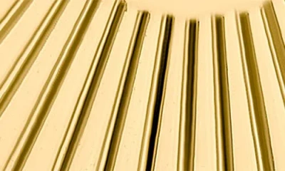 Jardin Fluted Fan Hoop Earrings In Gold