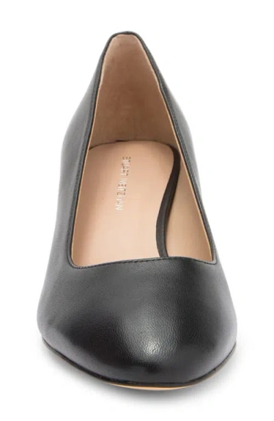 Stuart Weitzman Bridget Block Pump In Black/black
