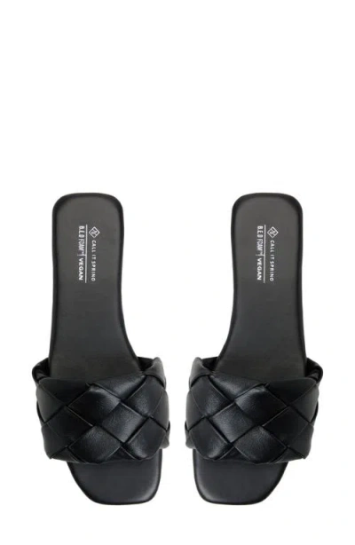 Call It Spring Kalia Slide Sandal In Black