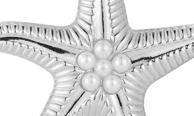 Sphera Milano Starfish Stud Earrings In Silver