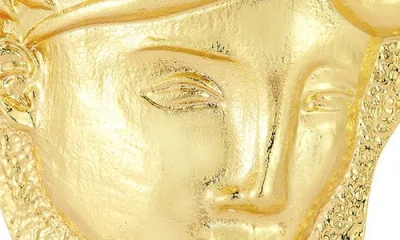 Sphera Milano Grecian Statement Stud Earrings In Gold