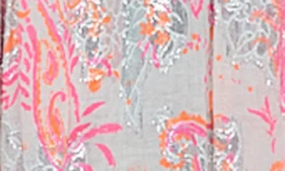 Ranee's Ranees Tassel Foiled Maxi Sundress In Pink