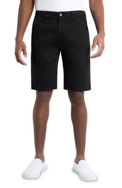 X-ray Xray Flat Front Chino Shorts In Black