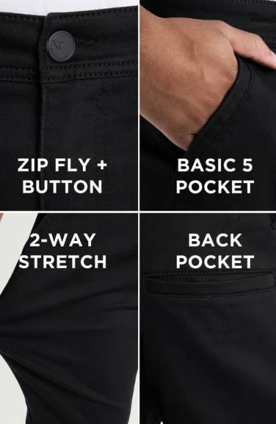 X-ray Xray Flat Front Chino Shorts In Black