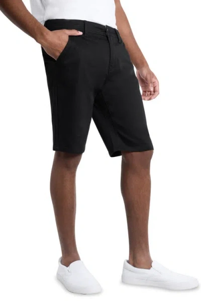 X-ray Xray Flat Front Chino Shorts In Black