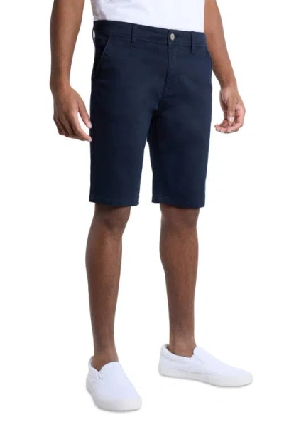 X-ray Xray Flat Front Chino Shorts In Navy