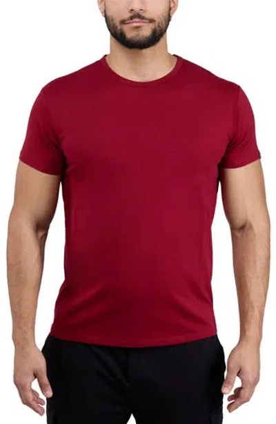 X-ray Xray Flex Crewneck T-shirt In Burgundy