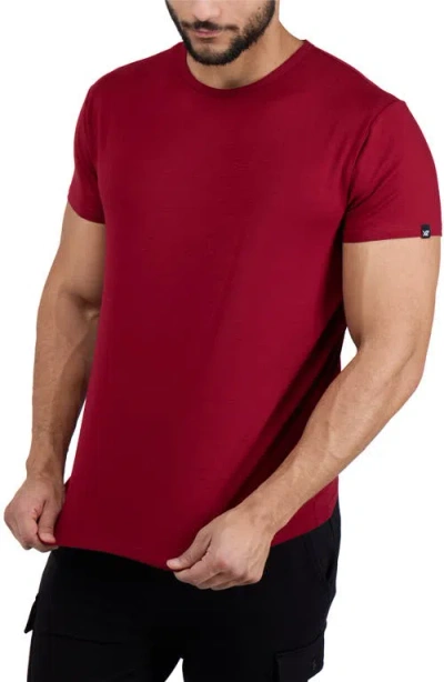 X-ray Xray Flex Crewneck T-shirt In Burgundy
