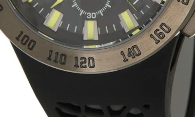 Philipp Plein Thunderstorm Chronograph Silicone Strap Watch, 43mm In Gun