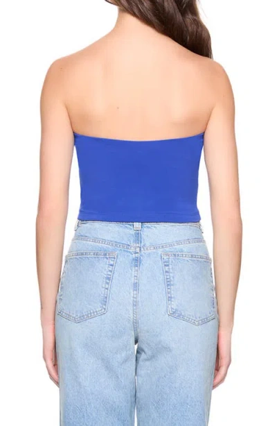 Susana Monaco Core Crop Tube Top In Nocturnal