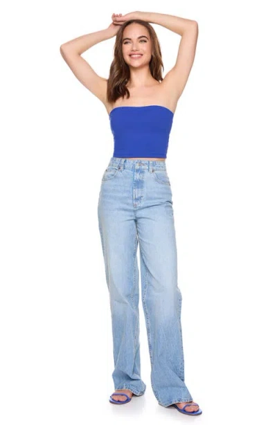 Susana Monaco Core Crop Tube Top In Nocturnal