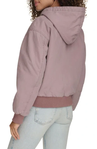 Levi's® Work Cotton Canvas Zip Jacket In Purple Dove