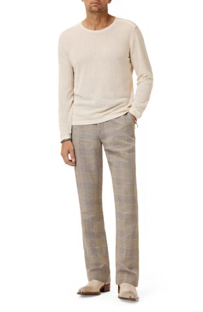 John Varvatos Esperia Textured Sweater In Egg Shell