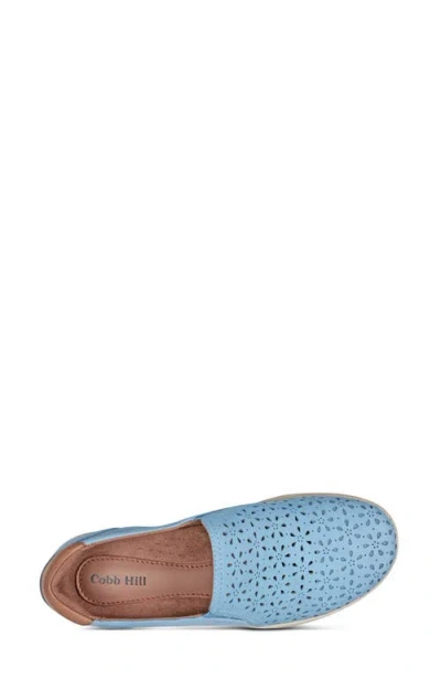 Rockport Cobb Hill Lenoir Slip-on Sneaker In Light Blue
