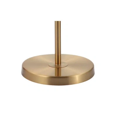 Jonathan Y Jemma 60" Crystal/metal Led Floor Lamp In Brass Gold