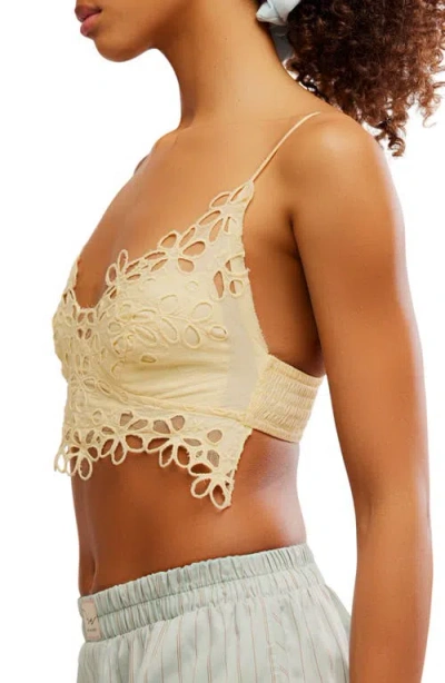 Free People Intimately Fp Asteria Lace Bralette In Yellow