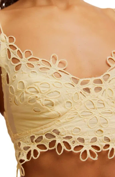 Free People Intimately Fp Asteria Lace Bralette In Yellow