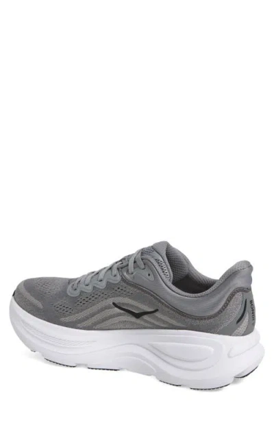 Hoka Outdoor Shoe Men Bondi 8 Sharkskin/harbor Mist In Gray