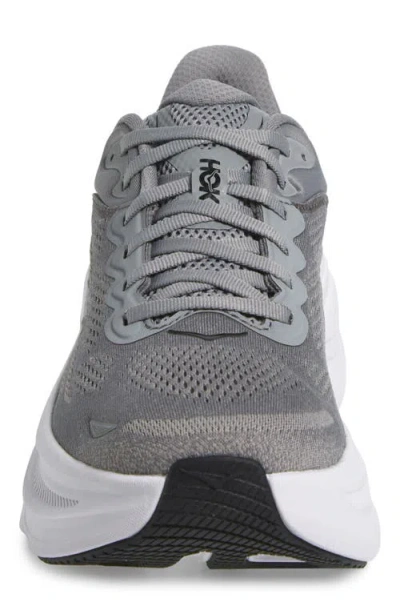 Hoka Outdoor Shoe Men Bondi 8 Sharkskin/harbor Mist In Gray