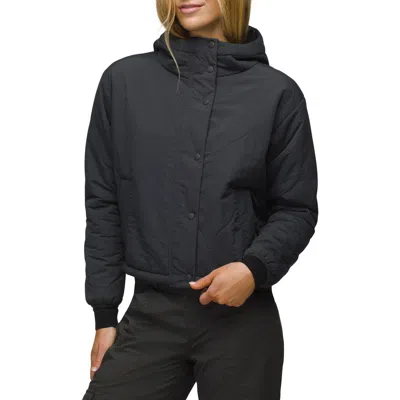 Prana Encinitas Quilted Jacket In Charcoal