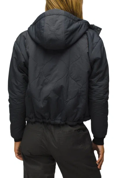 Prana Encinitas Quilted Jacket In Charcoal
