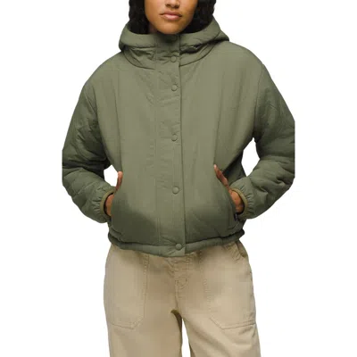 Prana Encinitas Quilted Jacket In Rye Green