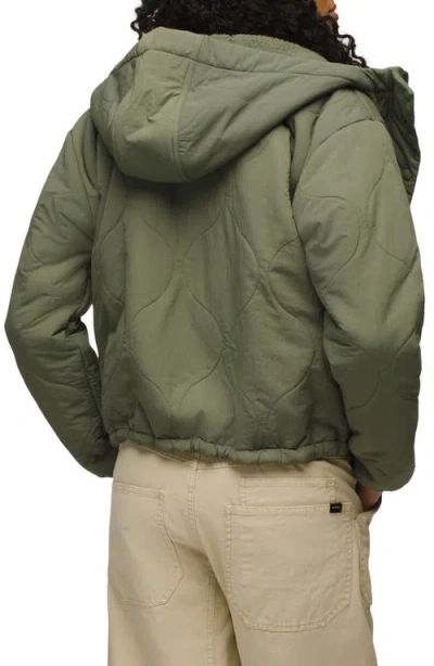 Prana Encinitas Quilted Jacket In Rye Green