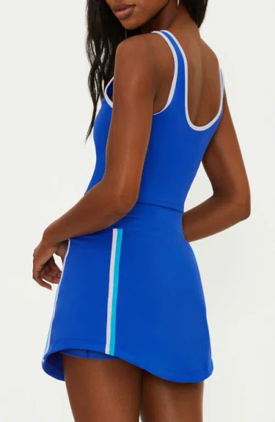 Beach Riot Josie Notch Neck Crop Tank In Riviera Azure