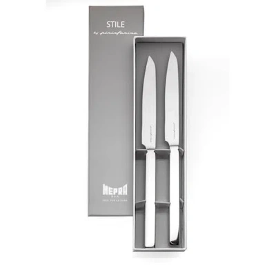 Mepra Stile By Pininfarina Steak Knives In Silver