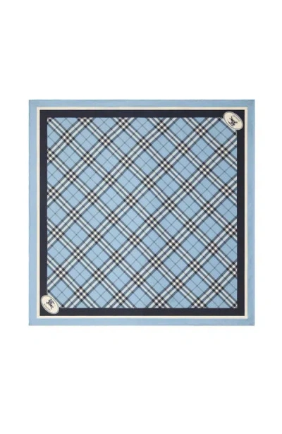 Burberry Check Silk Scarf In Bank