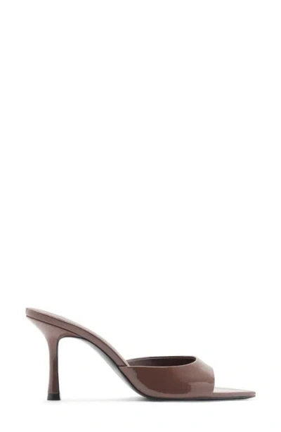 Mango Pointed Heel Sandals Chocolate In Brown