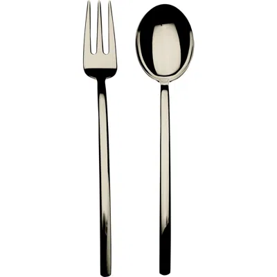 Mepra Due Serving Set In Champagne