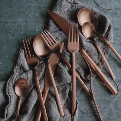 Mepra Due Serving Set In Ice Bronze