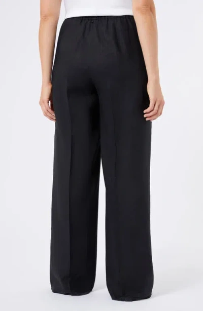 Marina Rinaldi Albore Drawstring Waist Jersey Pants In Black