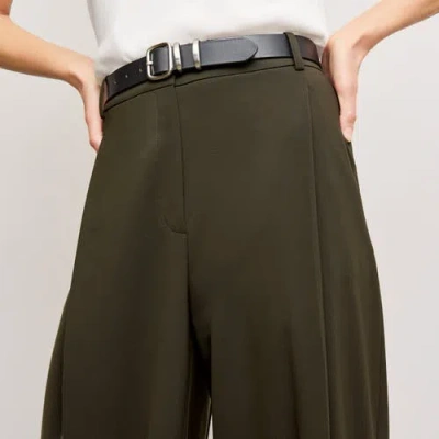 M.m.lafleur Rina Sculptural Pant In Olive