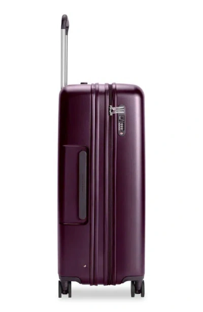 Briggs & Riley Large Sympatico Expandable 30-inch Spinner Packing Case In Plum