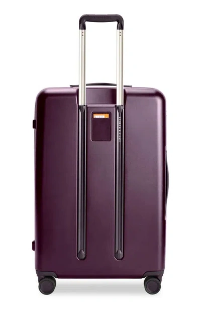 Briggs & Riley Large Sympatico Expandable 30-inch Spinner Packing Case In Plum