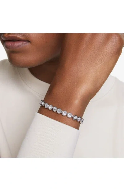 Swarovski Imber Crystal Tennis Bracelet In Metallic