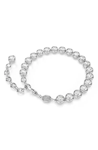 Swarovski Imber Crystal Tennis Bracelet In Metallic