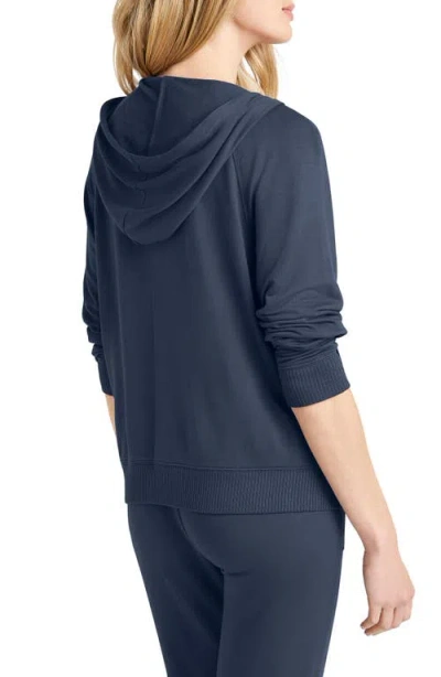 Splendid Zip-up Hoodie In Blue