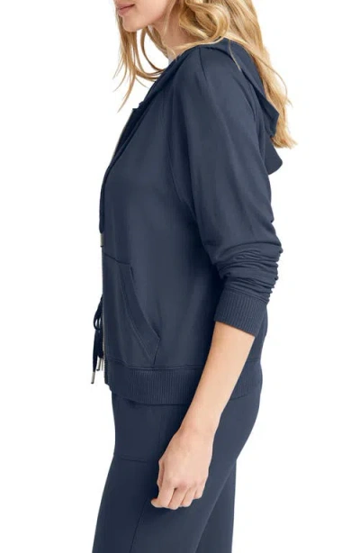 Splendid Zip-up Hoodie In Blue